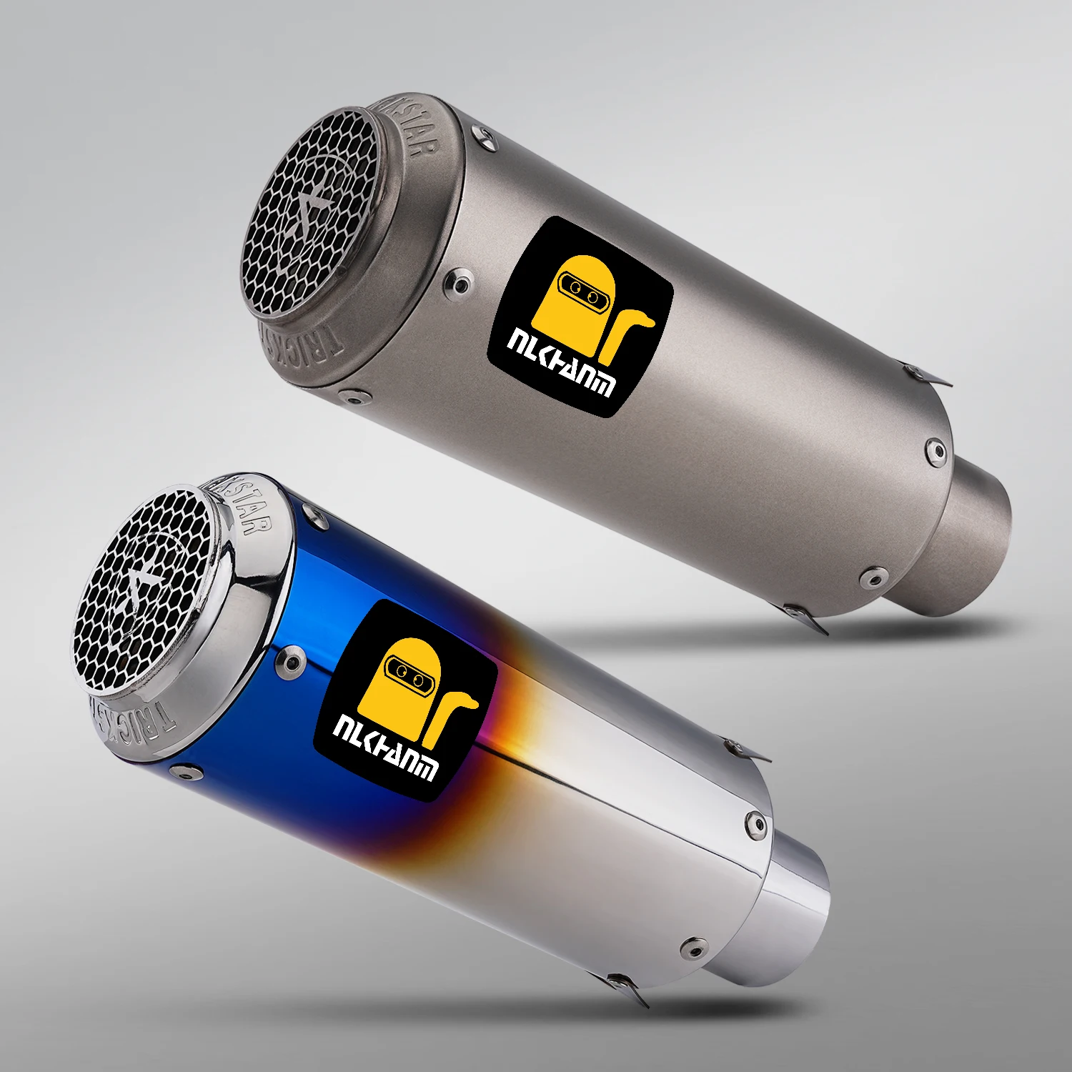 

51/60mm universal motorcycle exhaust system modified Trick Star escape muffler for Z650 ZX4R ZX6R R1 MT-10 GSXR750 S1000RR