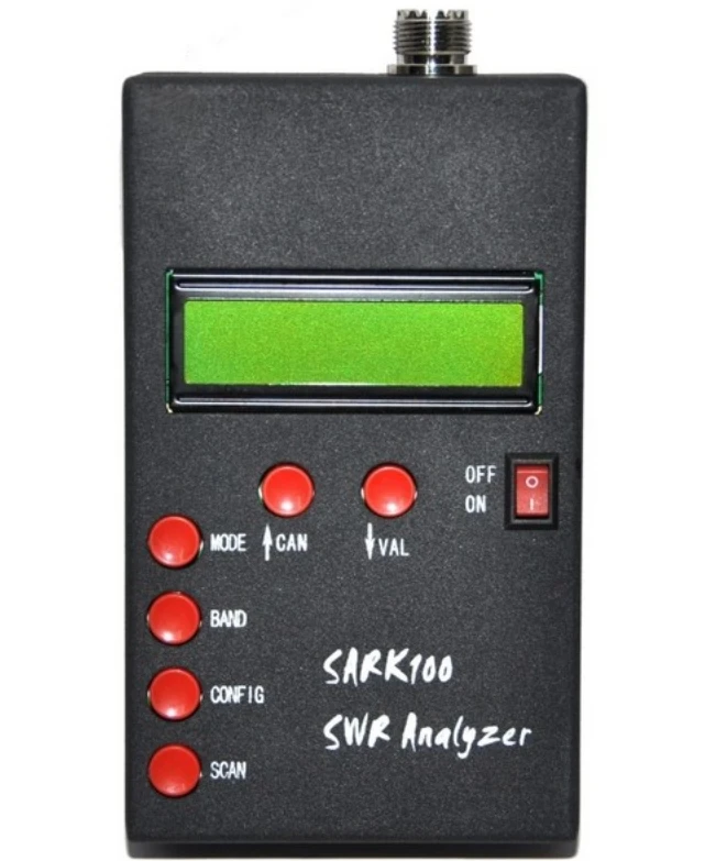 

SARK100 Shortwave Station Antenna Analyzer 1-60MHz Radio Station Power Meter Amplifiers