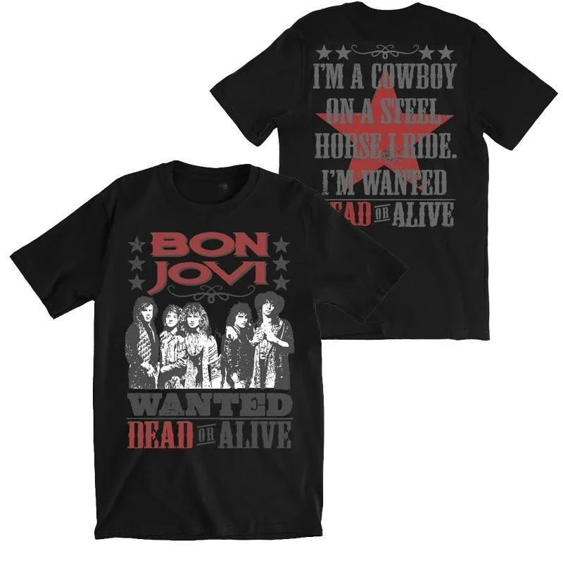 2026 Bon Jovi Rock Band Summer Men's Women's Popular Fashion