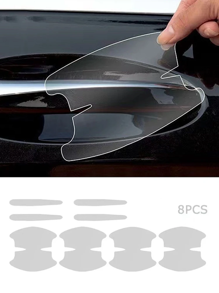 Car Door Handle Bowl Scratch Protective Stickers Anti Scratch Car Door Handle Used For Cars Trucks And Vans Car Accessories