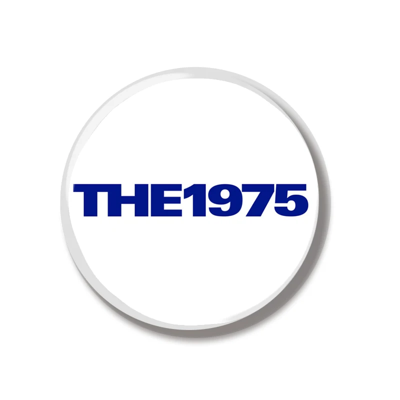 44MM The 1975 Band Album Pin Soft Button Pin Jewelry Creative Badge Cartoon Brooch Lapel Pin Bag Backpack Hat Decoration