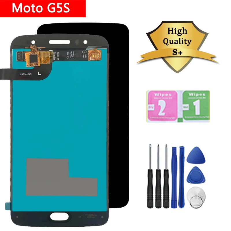 Test For Motorola Moto G5 G5 Plus XT1672 XT1685 LCD Touch Screen Digitizer Assembly For Moto G5S G5S Plus XT1793 XT1803 LCD