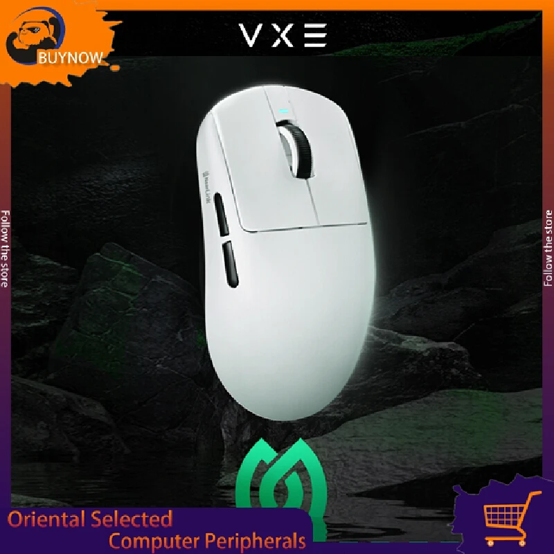 VGN Vxe Dragonfly R1 Pro Max Wireless Bluetooth Mouse Lightweight Paw3395 2K Intelligent Speed X Low Delay Fps Gaming Mouse Gift