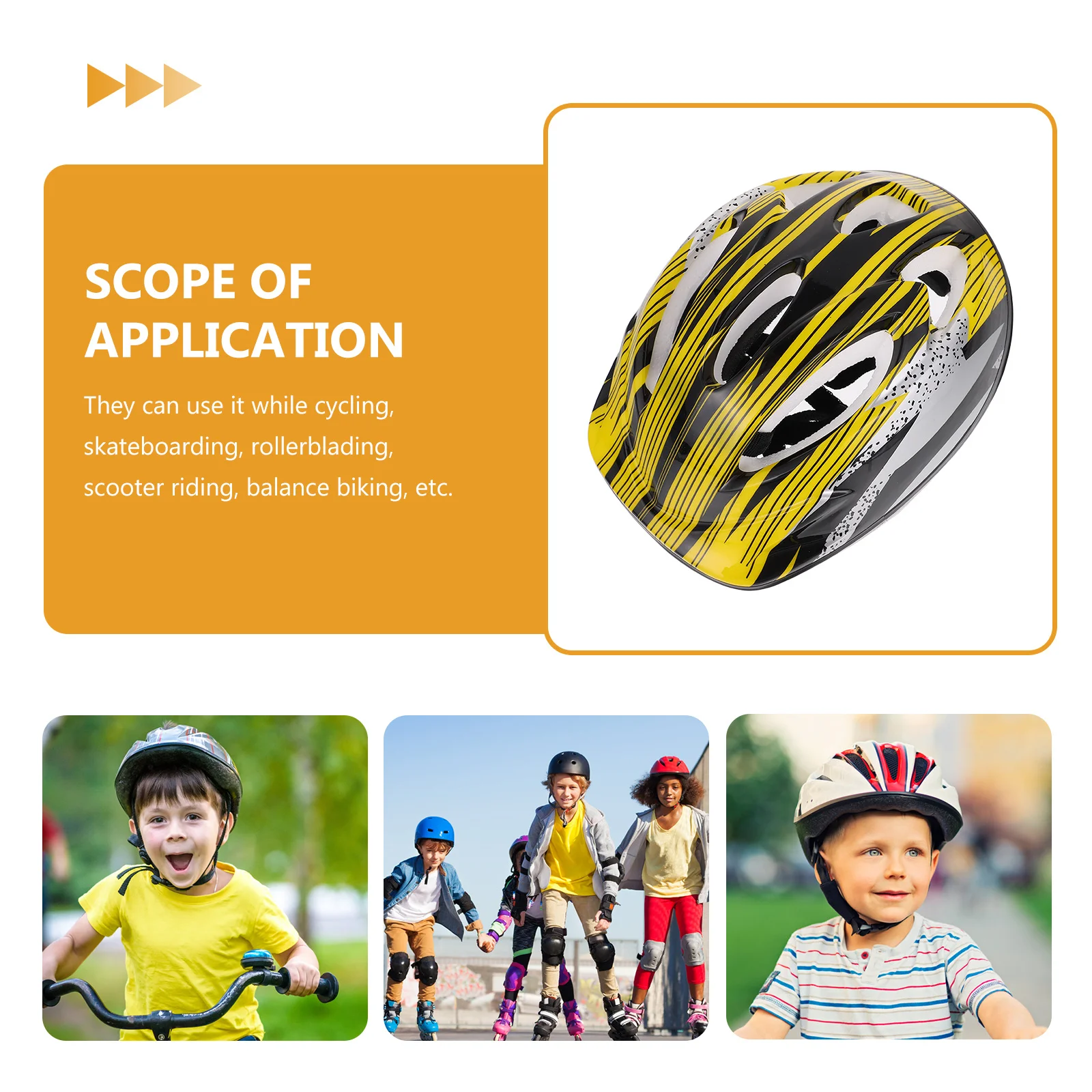 

Cycling Soft Inner Durable Sports Adjustable for Skateboard Scooter Riding Safety Hat