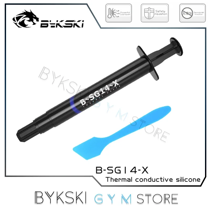 

Bykski Thermal Compound Conductive Grease Paste Silicone Plaster Heat Sink for CPU GPU Chipset Notebook Cooling Cooler B-SG14-X