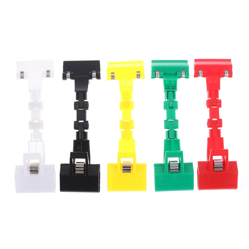 1pc Black Double Head Rotatable Picture Copy Holder Painting Clip Clamp For Drawing Boards