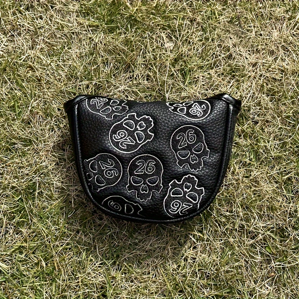 skull golf club head cover putter PU material is waterproof and wear-resistant Multiple styles to choose from