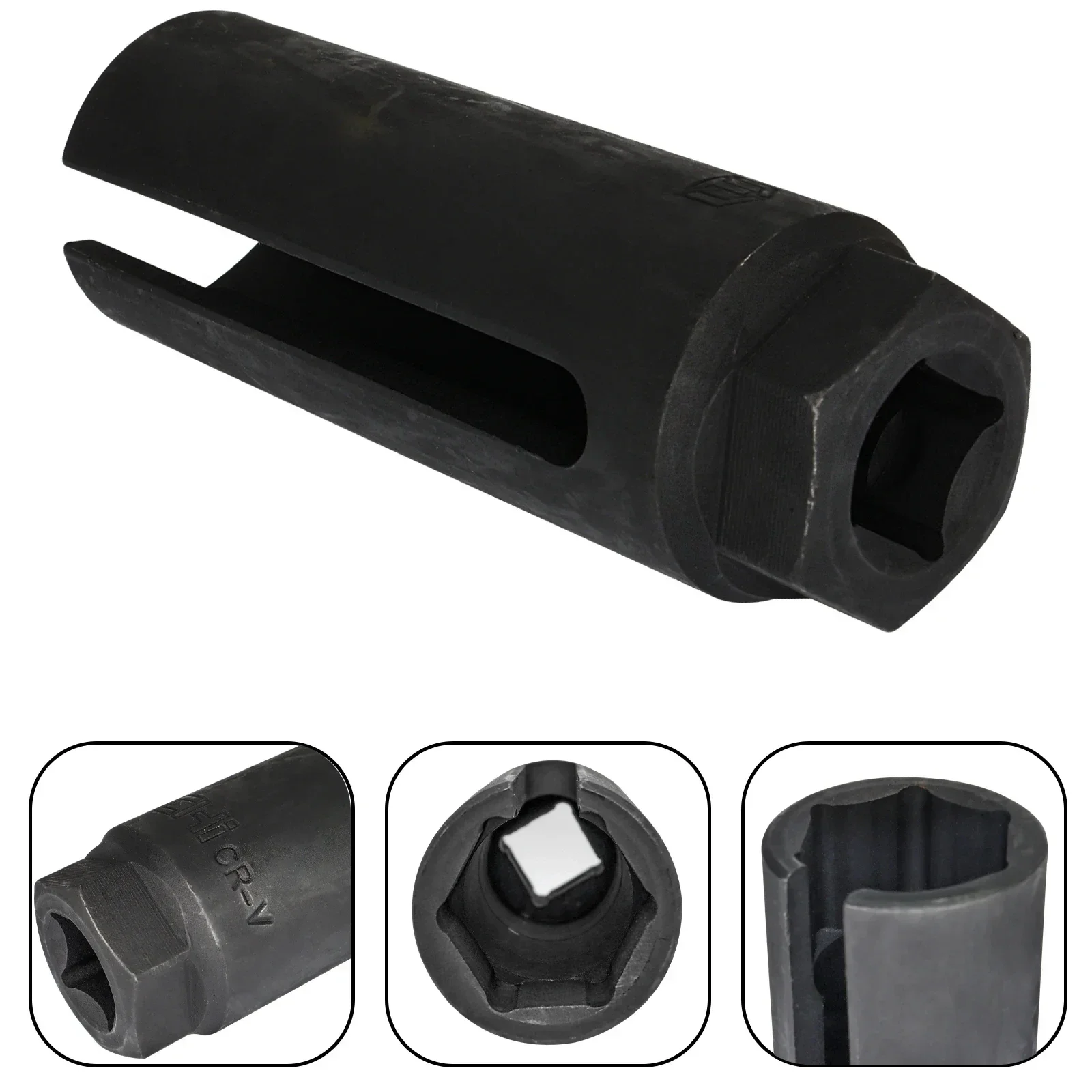 1 PC Sauerstoffhaltiger Sauerstoff Vakuum Lambdasonde Entfernungssteckdose Schwarz Schmaler Mund Kit Auto Werkzeuge