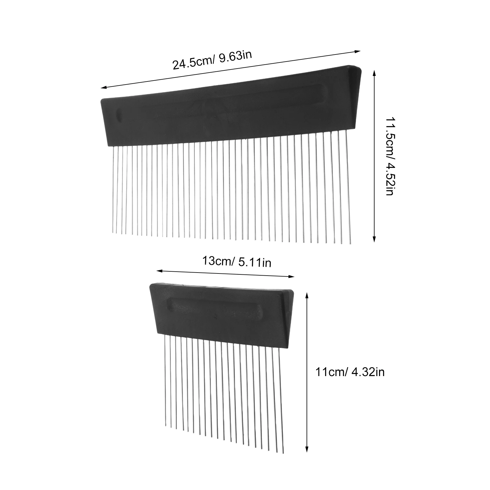 2 قطعة أداة الطلاء الفني الفولاذ المقاوم للصدأ الملمس مشط للجدران نسيج الخرسانة مشط متعدد الوظائف الرسام المقلم-
