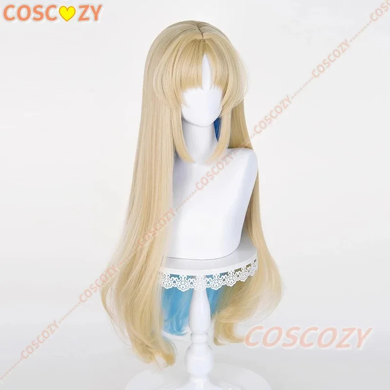 2025 11 Wuthering Waves Fleurdelys Wig Cosplay Rambut Panjang Cartethyia Rinascita Wig Pesta Halloween untuk Wanita Gadis Ca