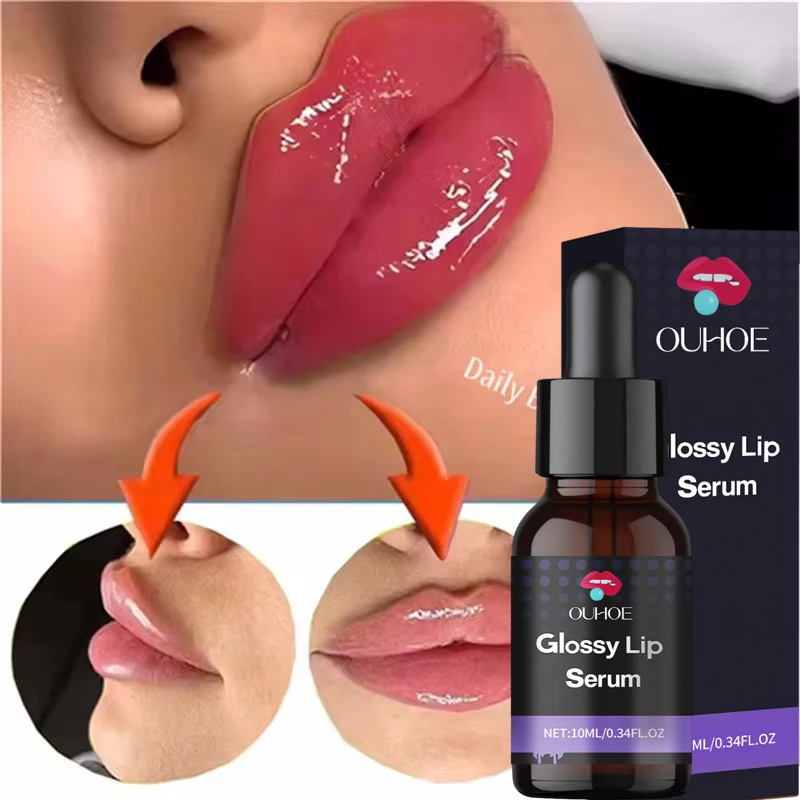 Instant Lip Plumping Essential Oil Nourishing Antiwrinkle Moisturising Sexy Lip Care Ultimate Plumping Lip Gloss Serum Cosmetics