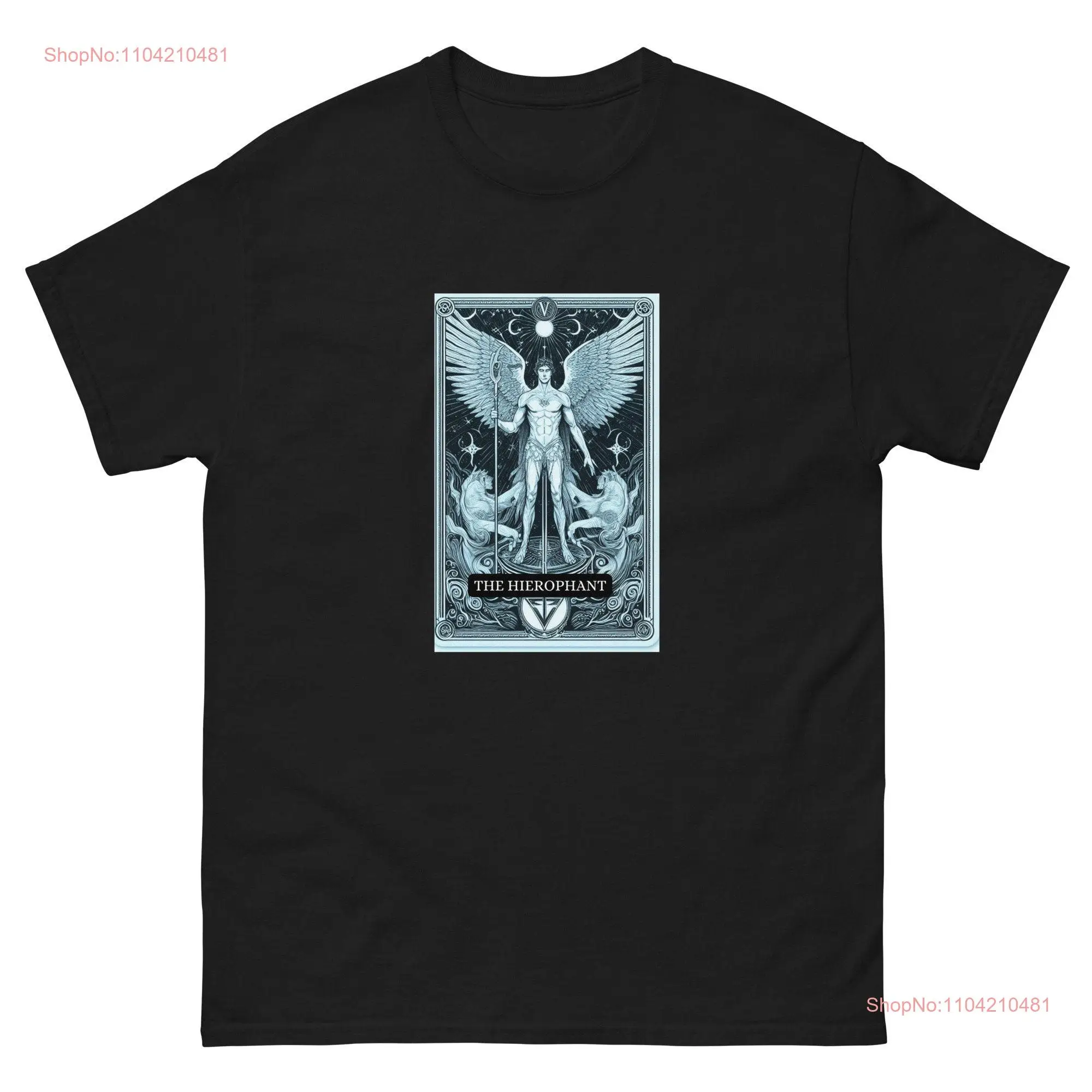 The Hierophant V Tarot Card T Shirt Spiritual Wisdom Conformity Tradition Teacher and Ruled by Taurus Soft Comfortable