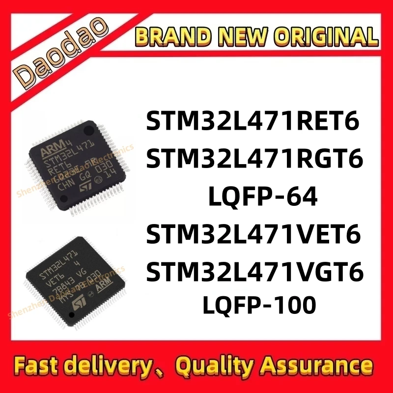 Quality Brand New STM32L471RET6 STM32L471RGT6 STM32L471VET6 STM32L471VGT6 IC MCU Chip LQFP-64