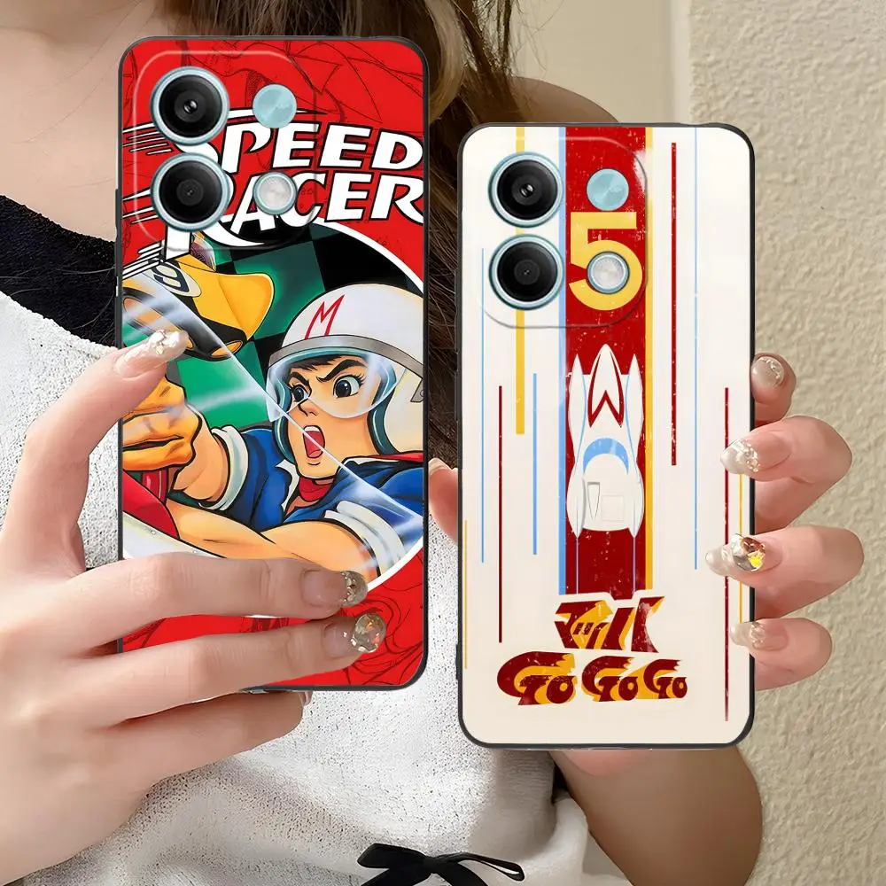 

Чехол для мобильного телефона Speed Racer для Xiaomi Redmi 15 14 13 12 A5 3 2 1 C Plus 4G 5G с цветной печатью, чехол для смартфона