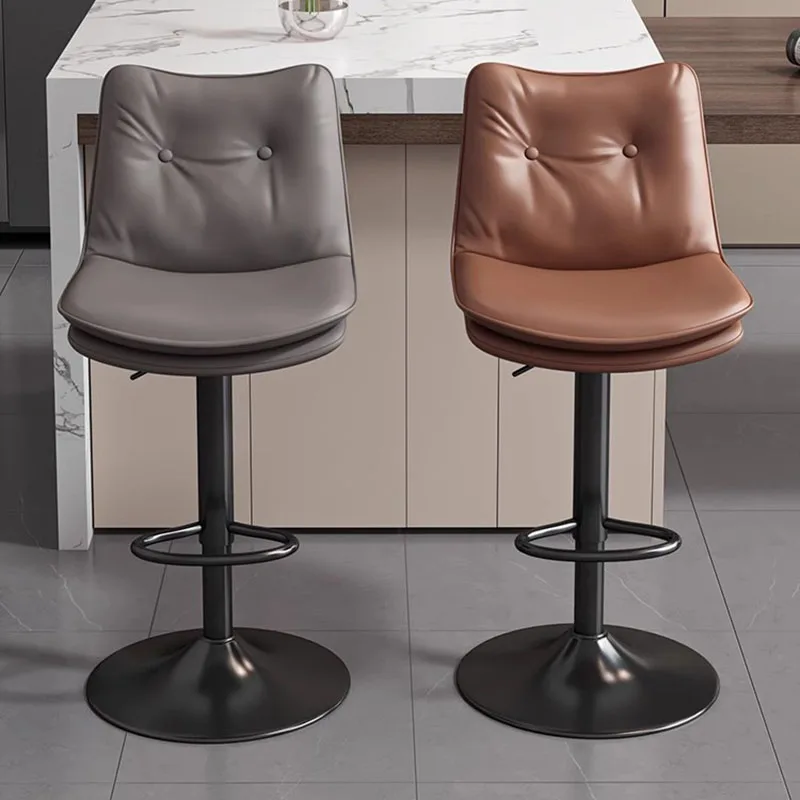 Counter Reception Kitchen Counter Bar Stools High Banquet Luxury Designer Bar Stools Ergonomic Design Silla De Bar Furniture HY