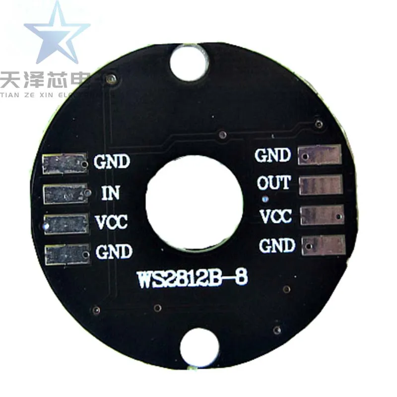 8-Bit Ws2812 5050 Rgb Led Slimme Full-Color Rgb Lamp Ring Ontwikkeling Board-Grote Ring Farduino