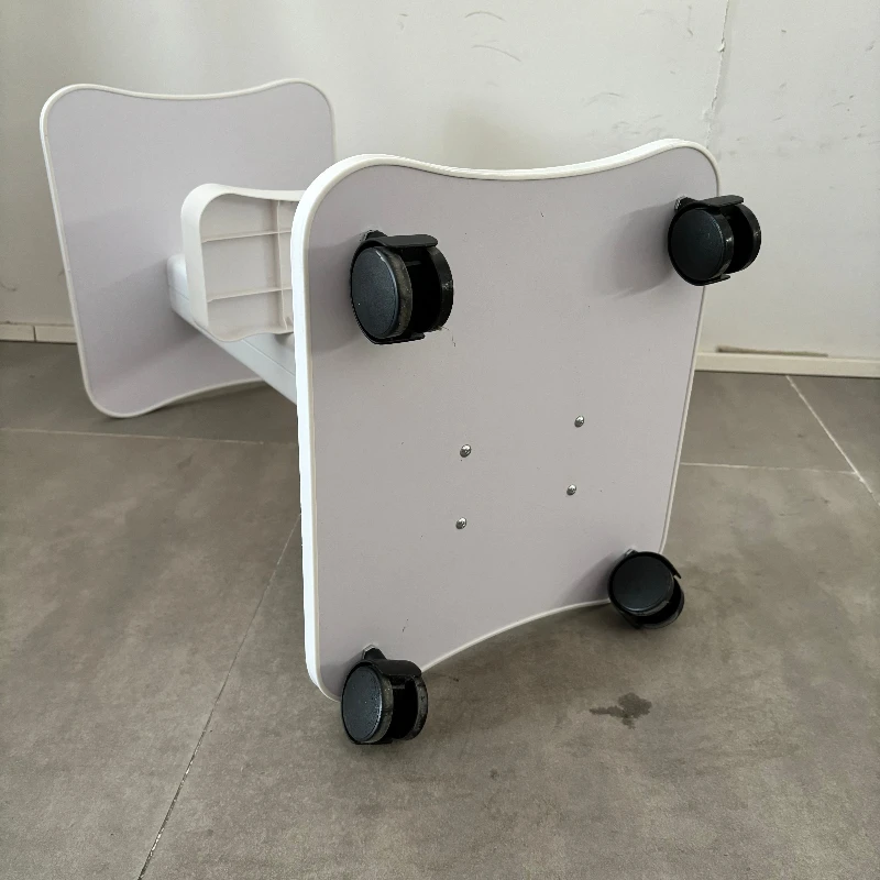 Hot Selling Rolling Trolley Silent Multi-purpose Cart with Wheels Tool Trolley with Tray Stand 35*40*67cm 360°Rotatable