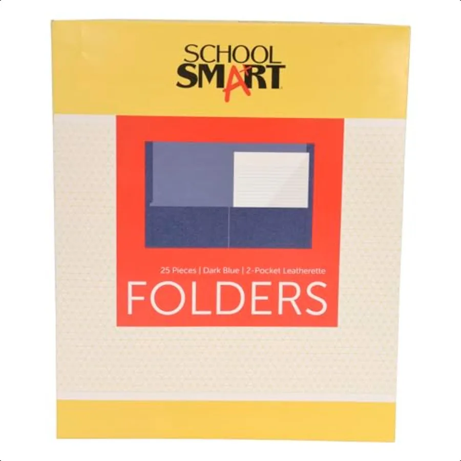 

2Pocket Folders Dark Blue Pack of 25