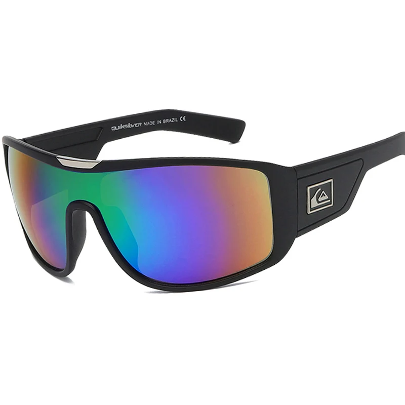 QS640 occhiali da sole uomo UV400 occhiali da sole quadrati per uomo Retro Brand Design occhiali sportivi da guida oversize Gafas