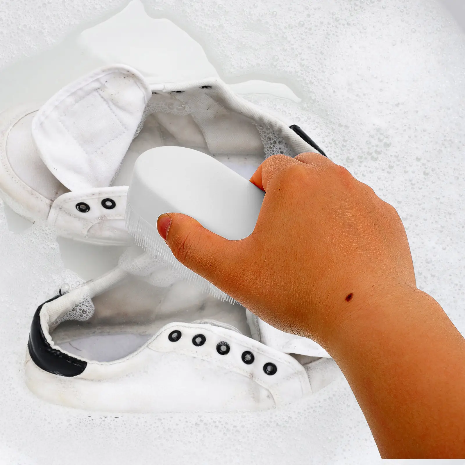Laundry Brush Soft Bristle Strong Cleaning Power for Clothes Shoes Floors Multi-Function Scrub Brush Clothes Scrubber