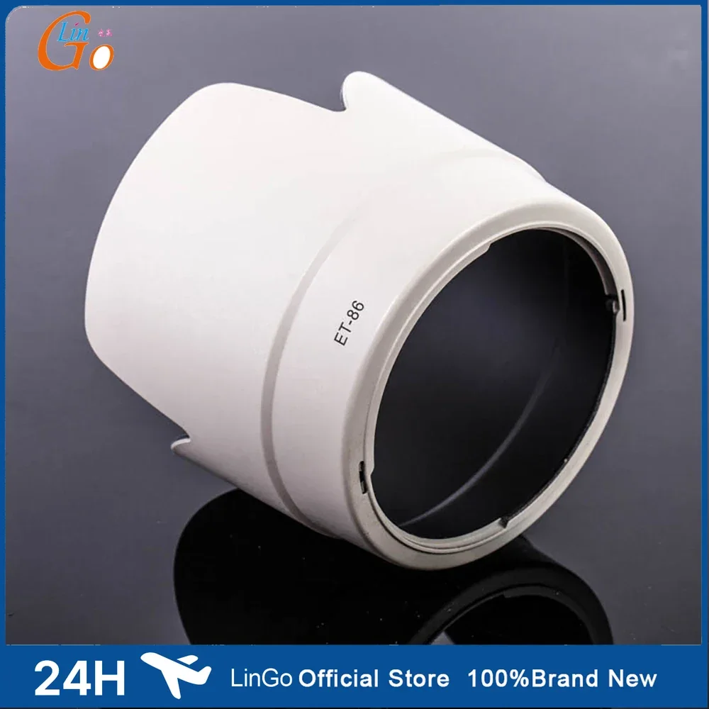 LinGo Camera Lens Hoods ET-86 For Canon EF 70-200mm 2.8 L IS USM Bayonet Lens Hood Replacement for ET86