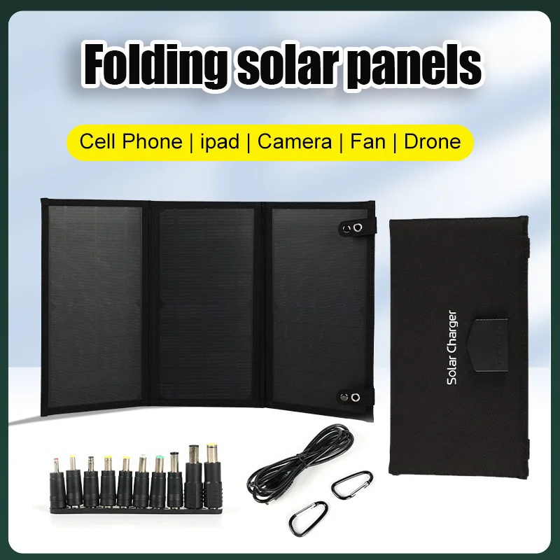 Imagem -03 - Painel Solar Dobrável 1000w Solar Cell Power Bank Usb dc Tipo-c Carregador Portátil ao ar Livre Camping Impermeável Fotovoltaica