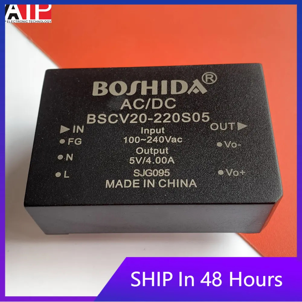 1PCS original imported spot BSCV20-220S05 conversion module input 100-240VAC output 5V 4A welcome to consult and order.