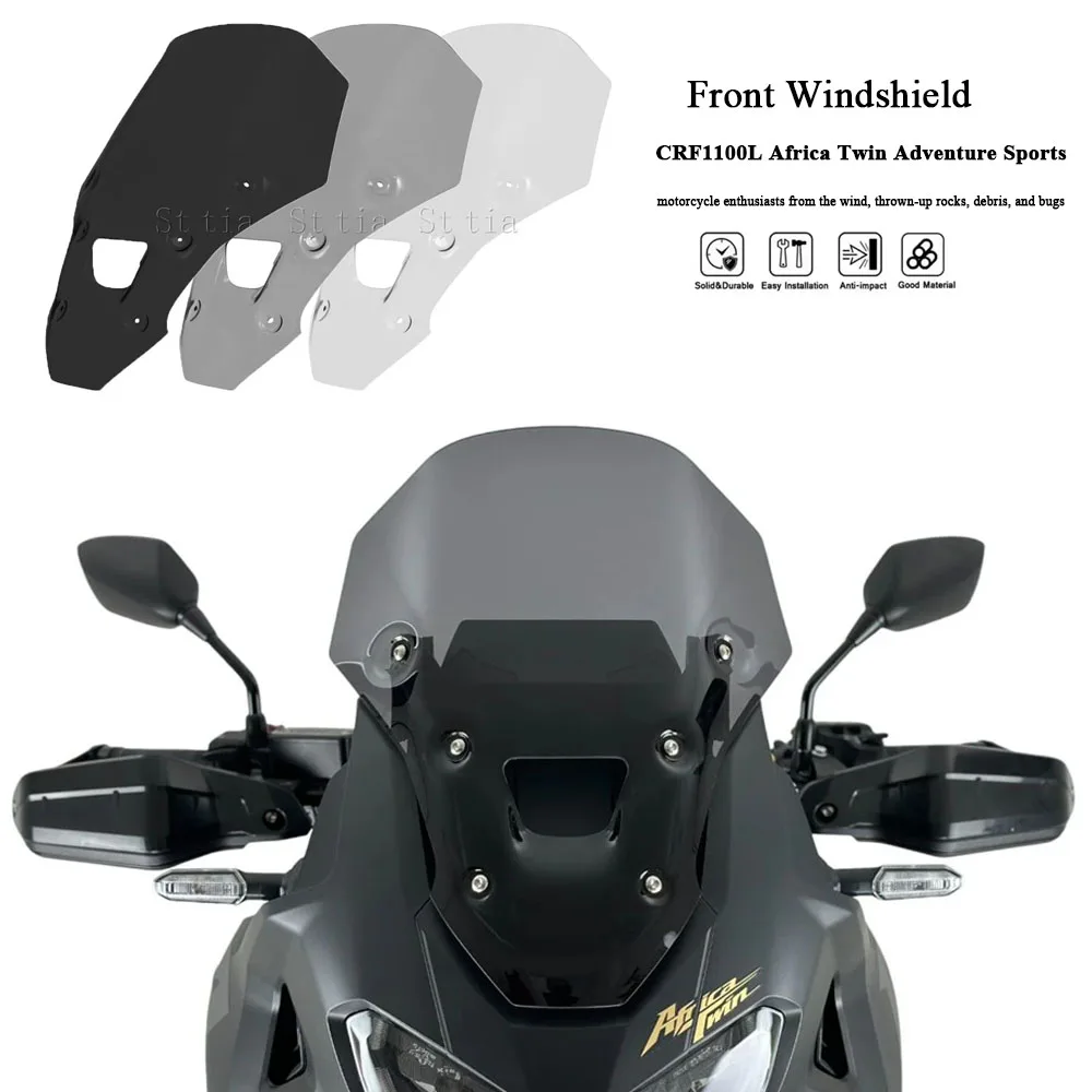 

Лобовое стекло мотоцикла для Honda CRF1100L Africa Twin Adventure Sports 2024-2025, ветровое стекло, защитный экран