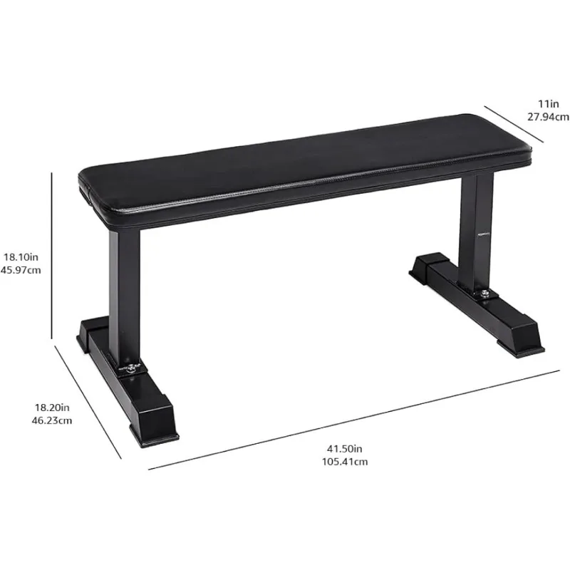 Flat Weight Bench, Black
