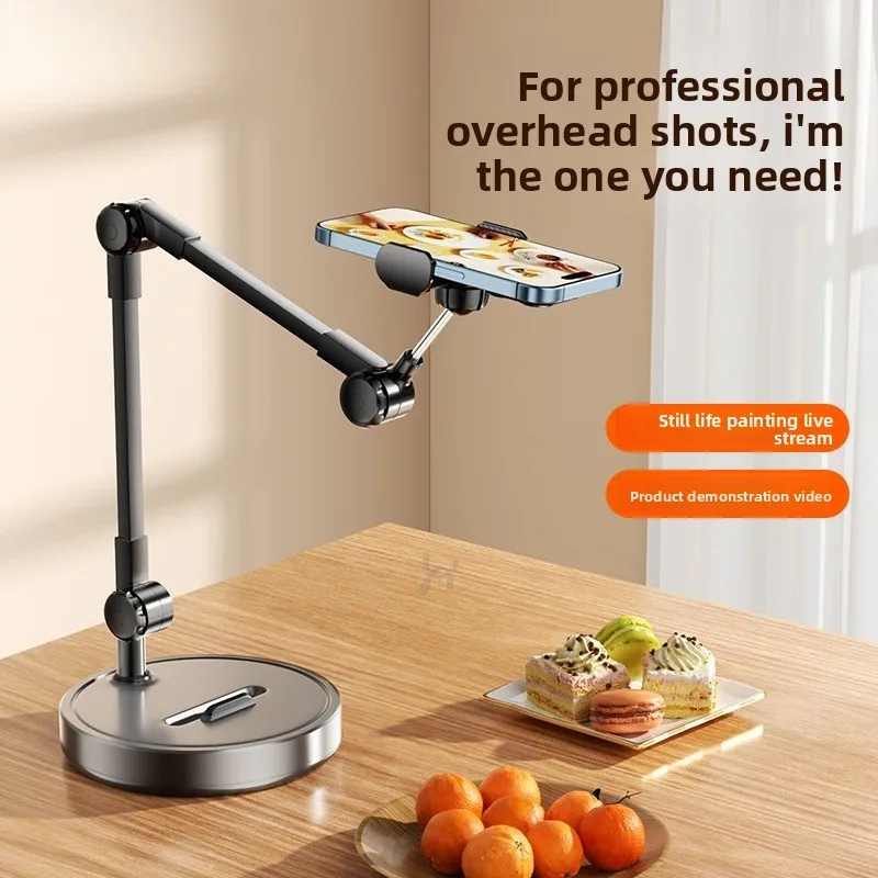 

Профессиональный держатель для телефона для съемки сверху, настольный, для прямой трансляции, записи видео, съемки еды, онлайн-уроков.