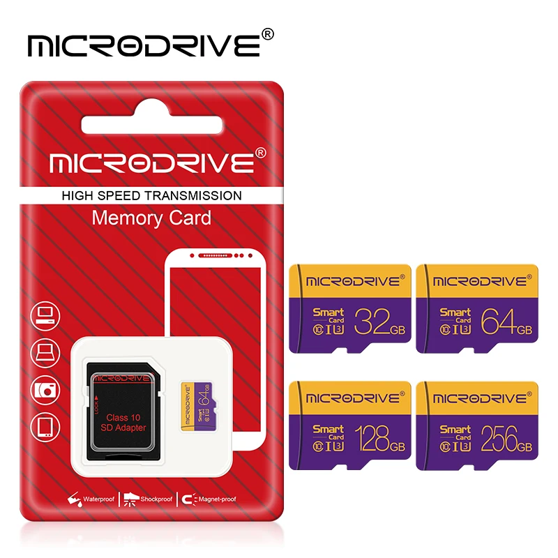 Micro TF SD Card 4GB 8GB 32GB 64GB 128GB 256GB Class 10 TF Flash Memory Card 16GB Mini sd card for smartphone/camera