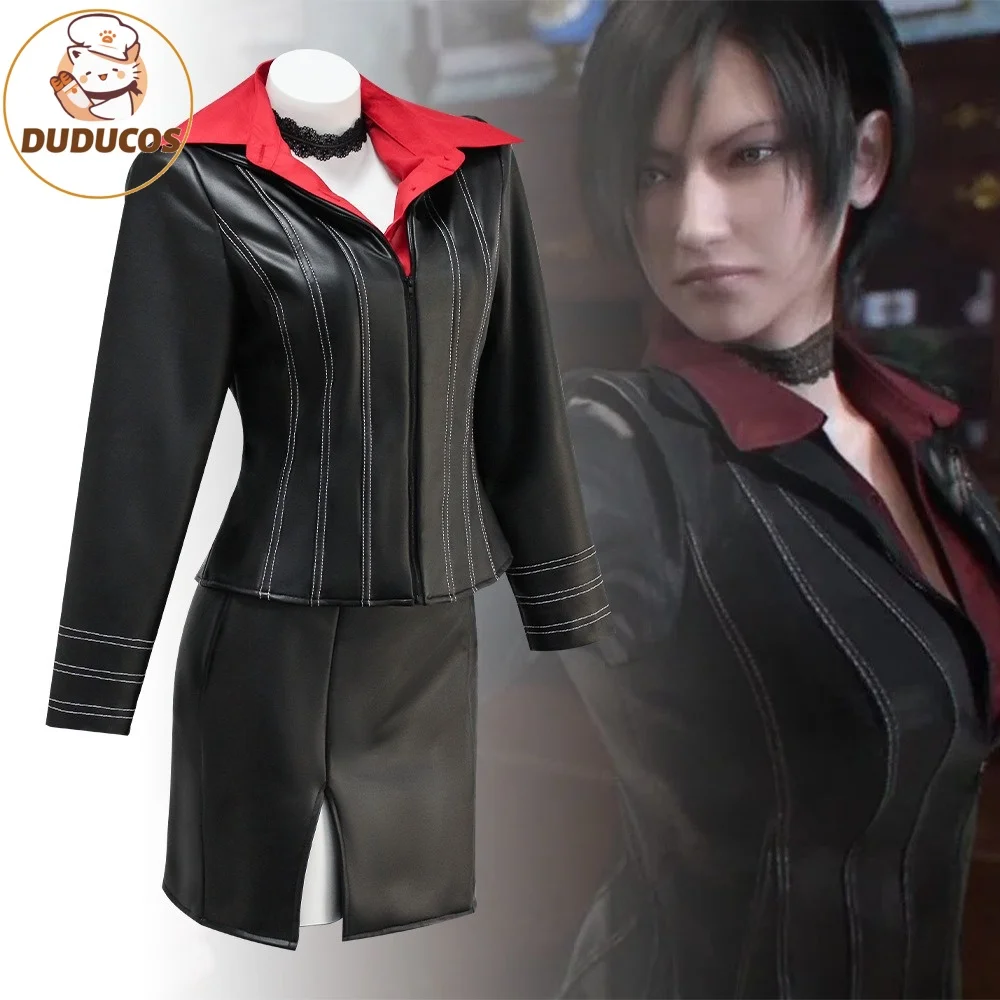 

Movie High Quality Tailored Ada wong Cosplay Costume for Halloween Christmas party costume men women costume