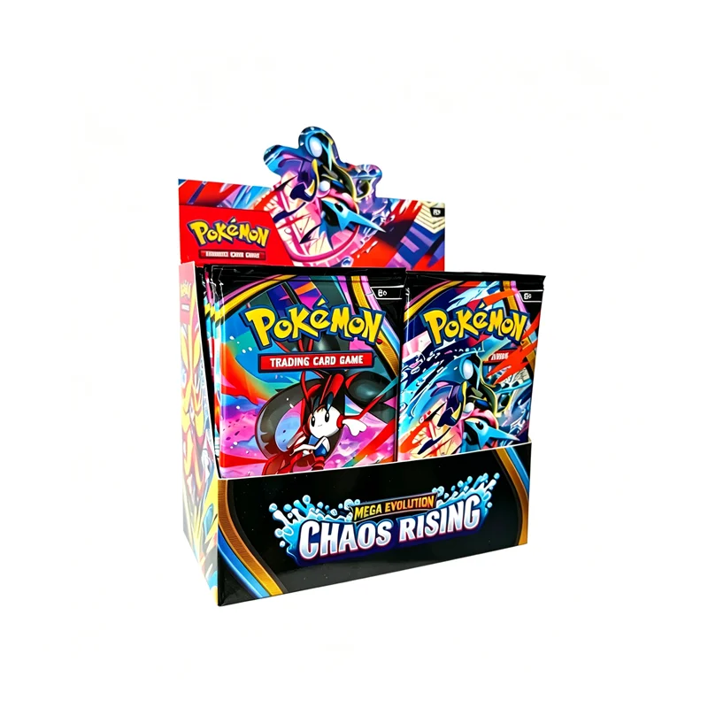 360-cartas-pokemon-mega-evolucao-chaos-rising-phantasmal-flames-scarlet-violet-151-booster-ingles-para-batalha-e-diy