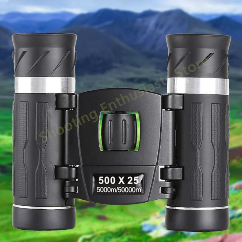 

5000x25 High-definition Mini Strong Stool Portable Binoculars Remote BAK4 Folding Telescope for Hunting Camping and Hiking