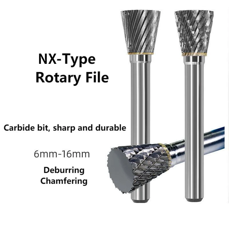 

Вращающаяся Шлифовальная головка NX Type YG8 из сплава, Шлифовальная головка из вольфрамовой стали для резьбы по дереву, твердый металлический фрезерный инструмент для меди