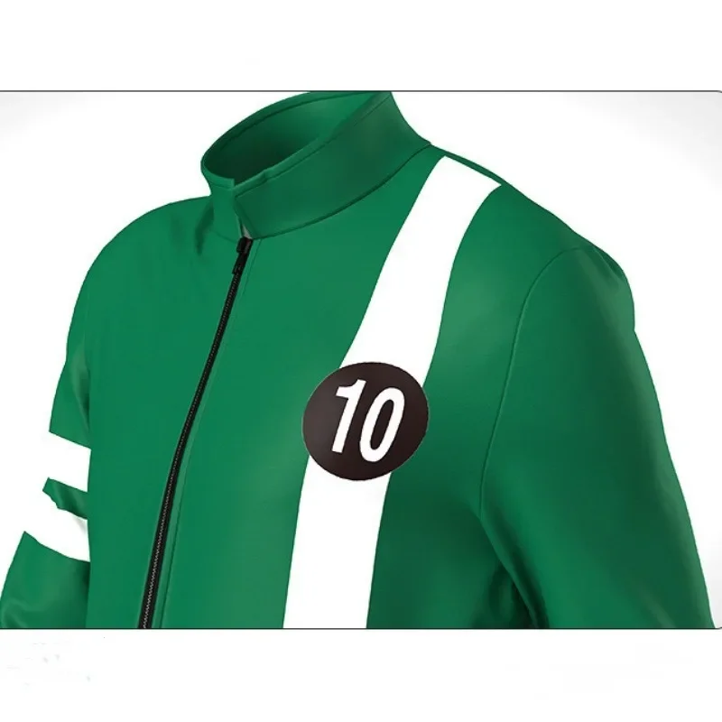 Anime ben10 Alien Force Tennyson Cosplay Costume Halloween Outfits Unisex Sweatshirt Jacket Hoodies Zipper Coat Casual Uniforms