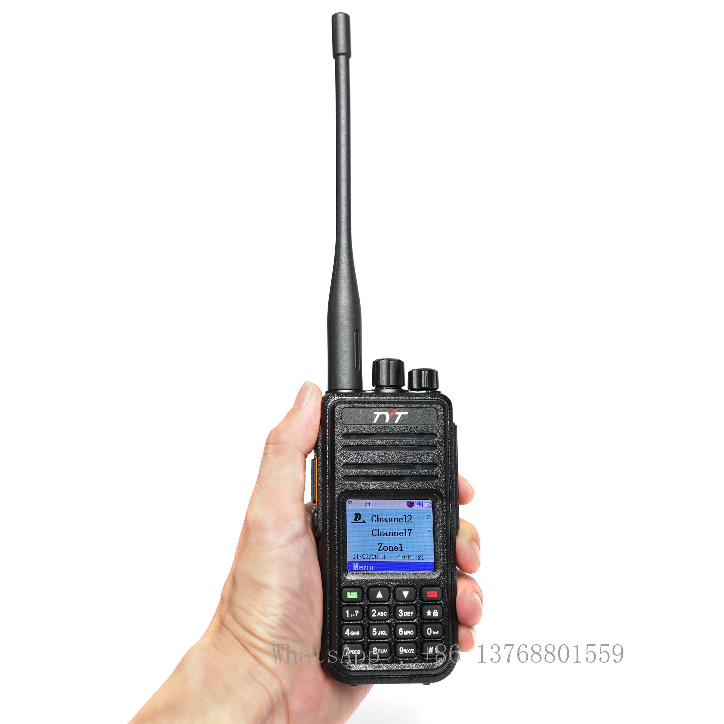 TYT MD-UV380 DMR 5W Dual Band 3000 Channels Digital Mobile Radio VHF UHF Walkie Talkie Long Range With USB Cable