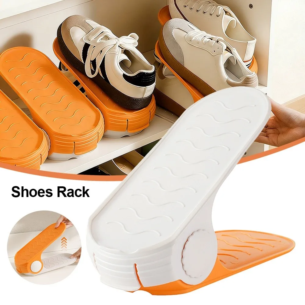 Durable Adjustable Shoes Rack Double layer Orderly Organization Shoes Organizer Space Saving Shoes Wardrobe