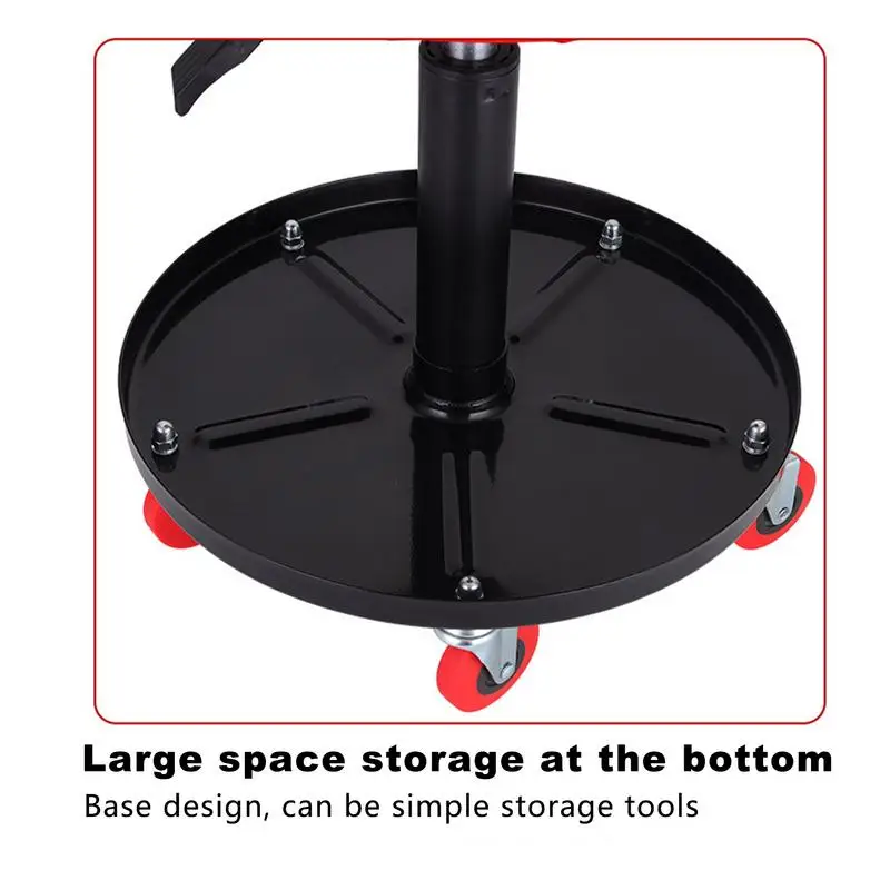 Mechanic Stool With Wheels Heavy Duty Rolling Stool Mechanic Chair With Tool Tray Storage Roller Seat For Car maintenance