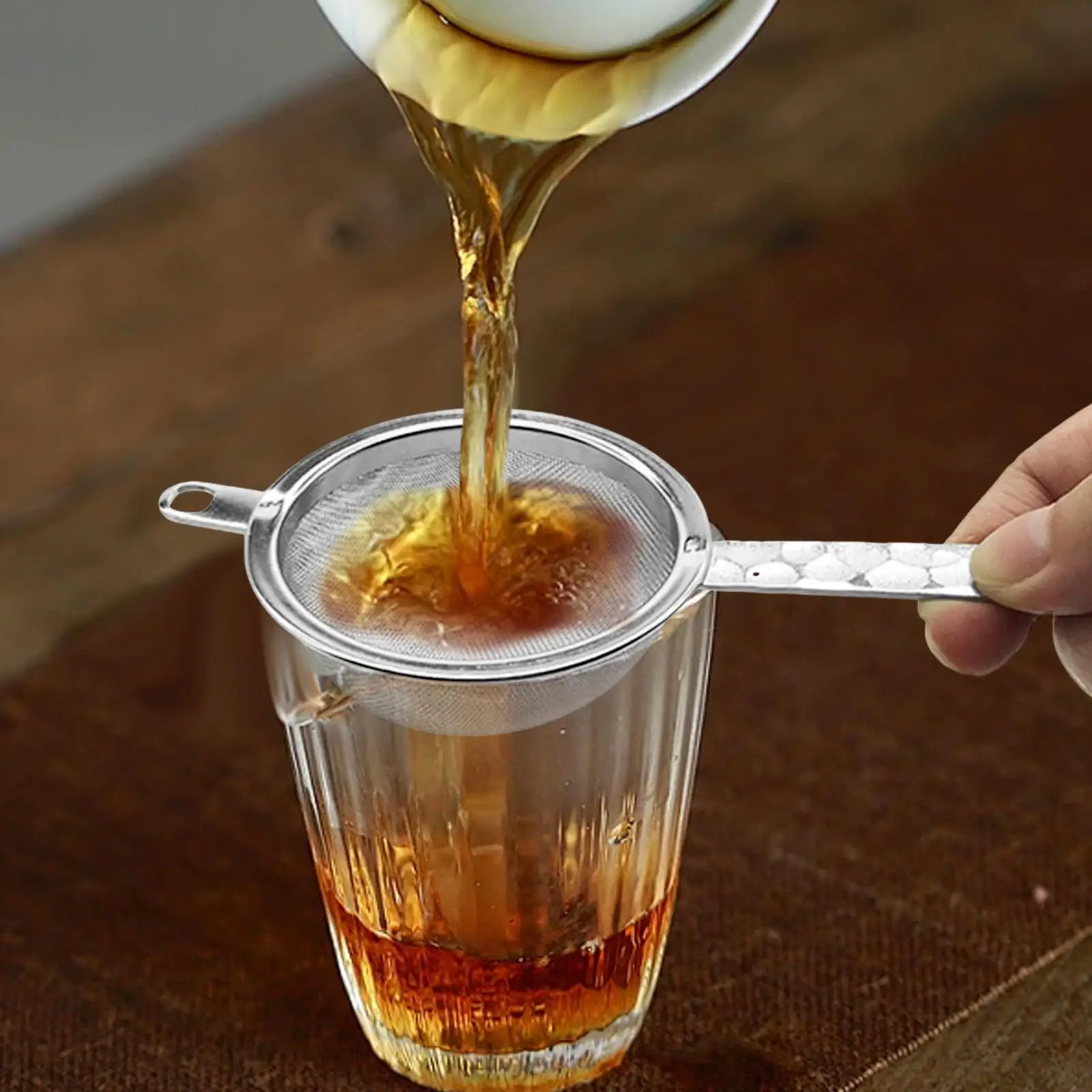 차 여과기 차 주입기 다도 액세서리 휴대용 스테인레스 스틸