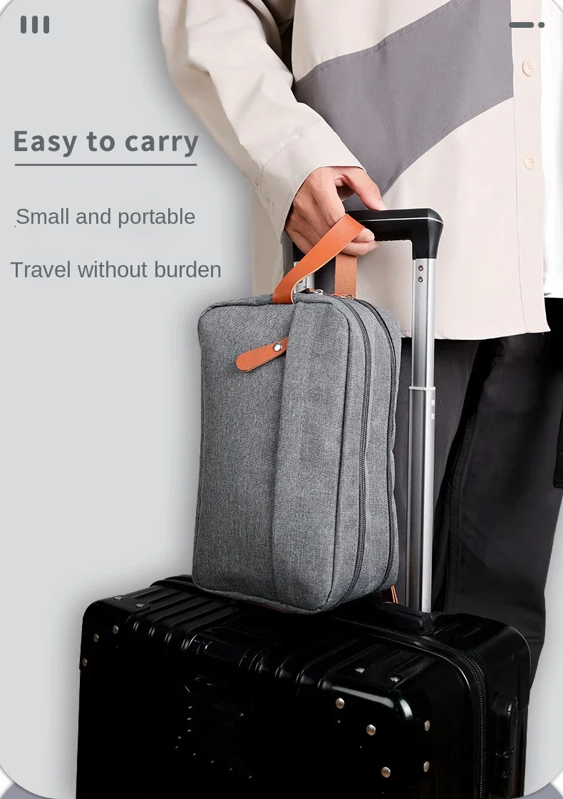 Mann Hohe Qualität Make-Up Tasche Oxford Leinwand Reise Kulturbeutel Organizer Wasserdichte Frauen Waschen Beutel Handtasche Kosmetik Fall – Detail 6