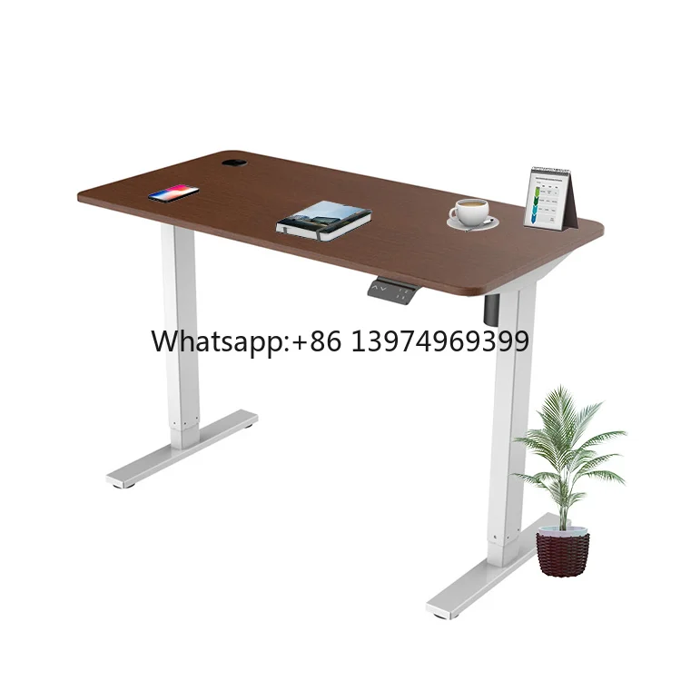 2024 Ergonomic Dual Motor Height Rising Desk Metal Table Height Adjustable for Sit to Stand Desk Standing Computer Desk
