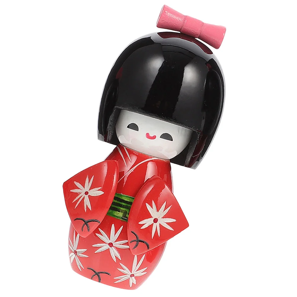 Japanese Kimono Table Top Decor Wood Dolls Gift Desktop Ornament Decorations Style Home New Year Girl Kimonos Kokeshi