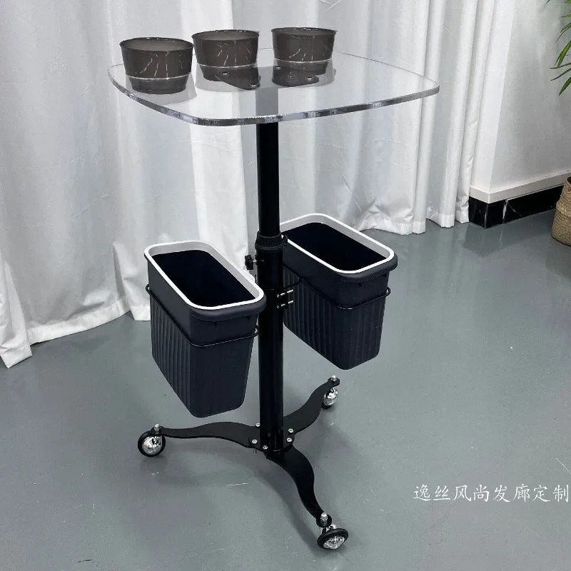 

Multifunctional perm and dyeing cart Movable tool cart Special hairdresser tool storage tool cart for hair salon