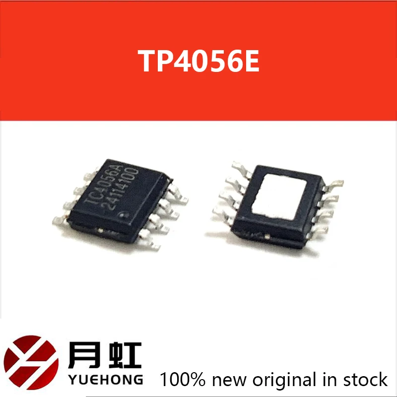 

10PCS 100% New TP4056E TP4056 4056E sop-8 Chipset