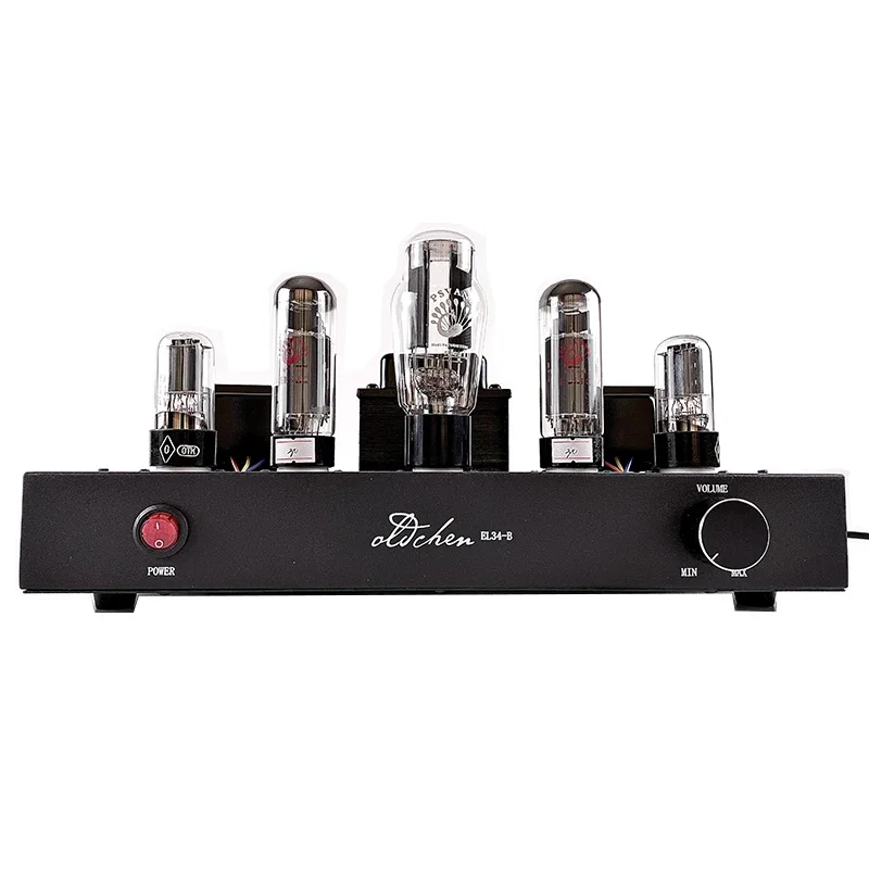 EL34 Vacuum Tube Amplifier 10w*2 High Power Single Ended Class A Power Amplifier Bluetooth 5.0 HIFI Amplifier Audio