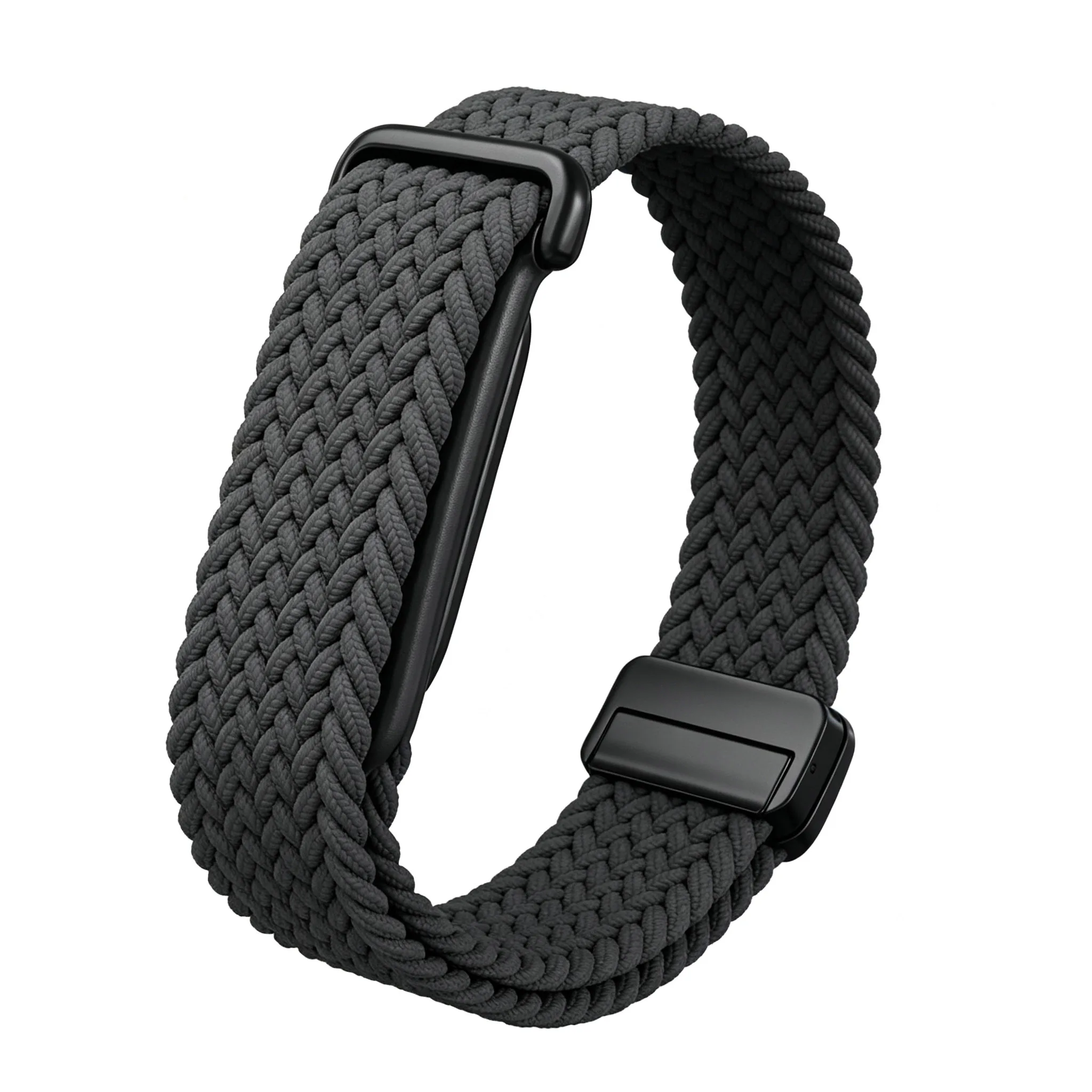 Magnetisches, geflochtenes Solo-Loop-Armband für die Google Fitbit Air Smartwatch, atmungsaktives Sportarmband, Armband, Fitbit Air-Band. – Detail 4