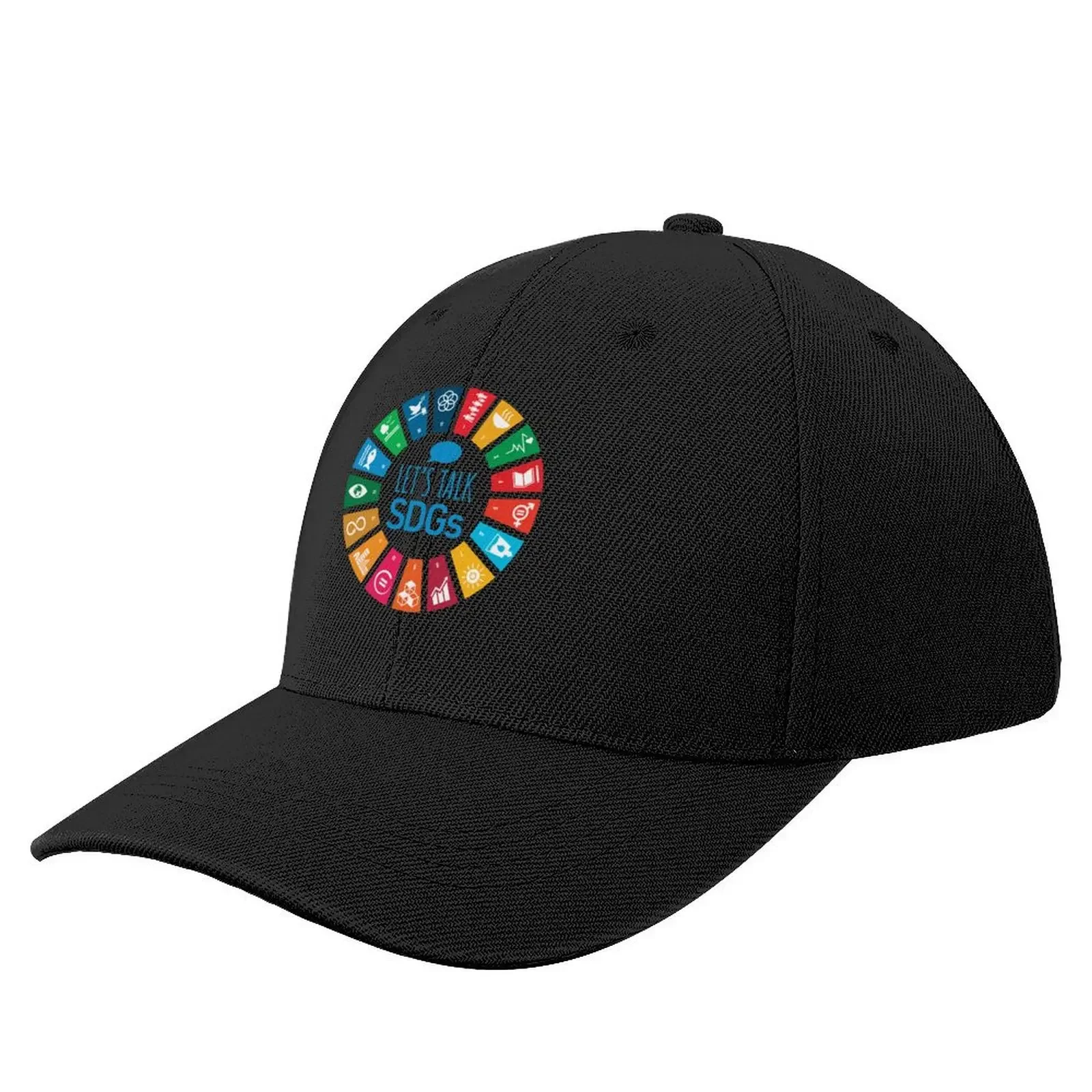 

Let's Talk SDGs UN Global Goals Logo United Nations Sustainable Development Goals 2030 Baseball Cap Vintage Woman Men's