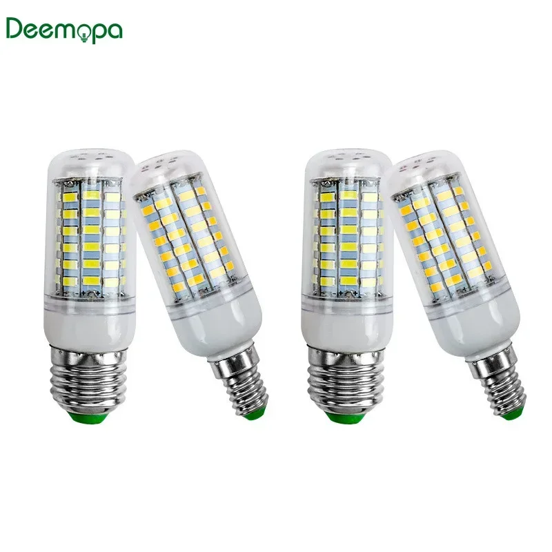 LED Lamp E27 E14 AC 220V 5730SMD Bombilla Led Corn Light Bulb 24 36 48 56 69 72leds Chandelier Candle Lighting Home Decoration