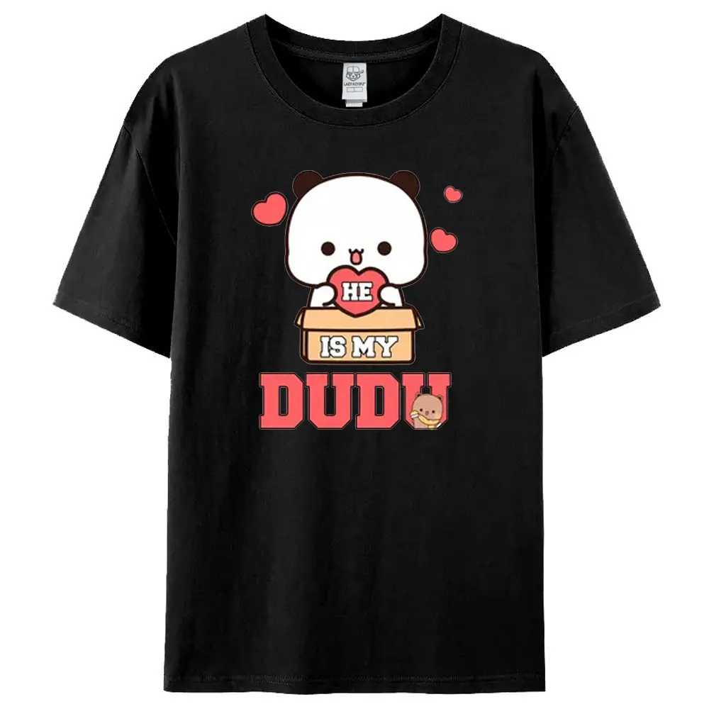 

Bubu Dudu Matching Couple Sweatshirt Cute Anniversary Gift Clothing Men Women Daily Life Casual Cotton Tshirt Couple Bear Tee